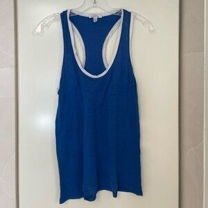 Zara NWOT Color Block Racerback Tank